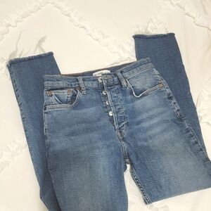 Re/Done slim skinny stretch high rise Levi's jeans